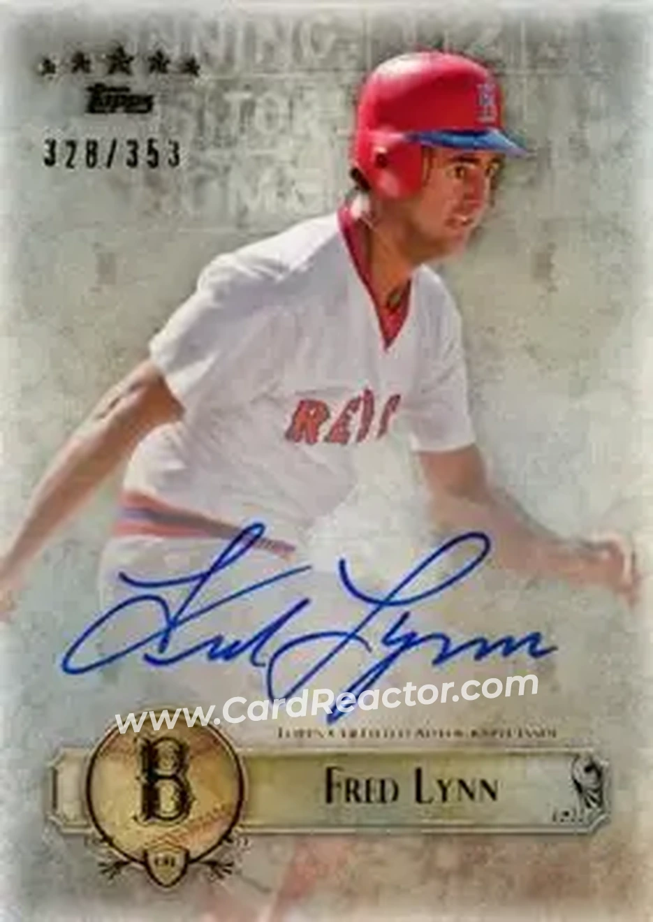 2013 Topps Five Star - Autographs #FSBA-FL - Fred Lynn - Boston Red Sox - Front 2013 Topps Five Star - Autographs #FSBA-FL - Fred Lynn - Boston Red Sox - Front