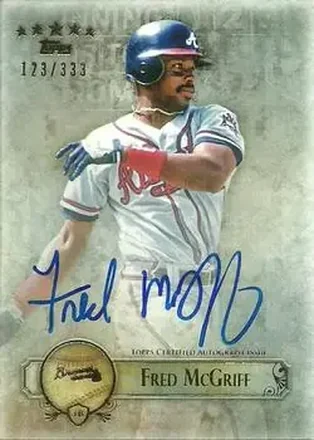 2013 Topps Five Star - Autographs #FSBA-FM - Fred McGriff - Atlanta Braves