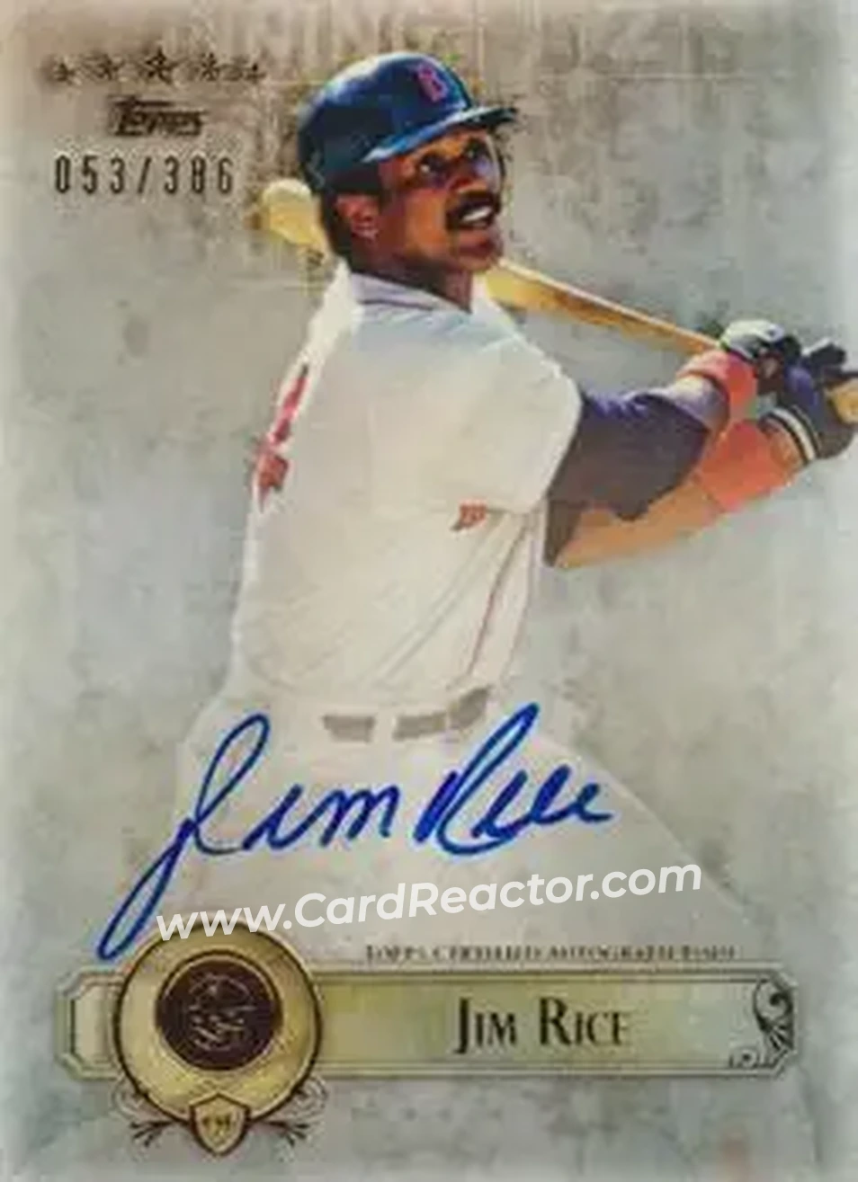 2013 Topps Five Star - Autographs #FSBA-JR - Jim Rice - Boston Red Sox - Front