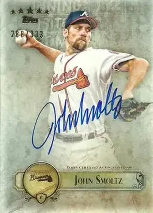 2013 Topps Five Star - Autographs #FSBA-JS - John Smoltz - Atlanta Braves