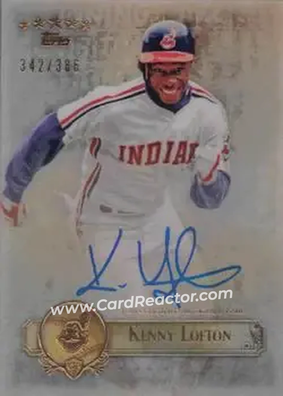 2013 Topps Five Star - Autographs #FSBA-KL - Kenny Lofton - Cleveland Indians - Front
