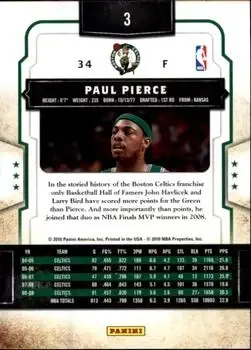 Back of Paul Pierce
