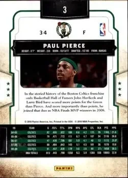 Back of Paul Pierce