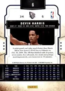 Back of Devin Harris