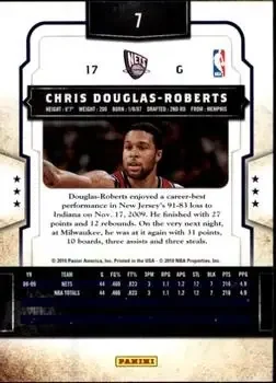 Back of Chris Douglas-Roberts