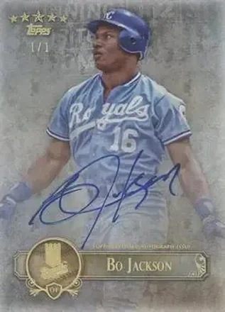 2013 Topps Five Star - Autographs Five Star 1/1 #FSBA-BJ - Bo Jackson - Kansas City Royals