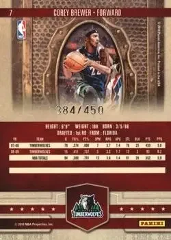 Back of Corey Brewer