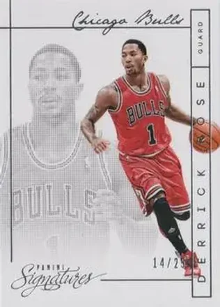2013-14 Panini Signatures #148 - Derrick Rose - Chicago Bulls