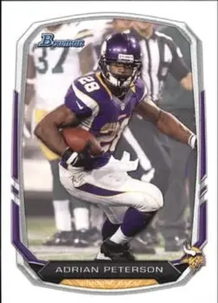 2013 Bowman #1 - Adrian Peterson - Minnesota Vikings