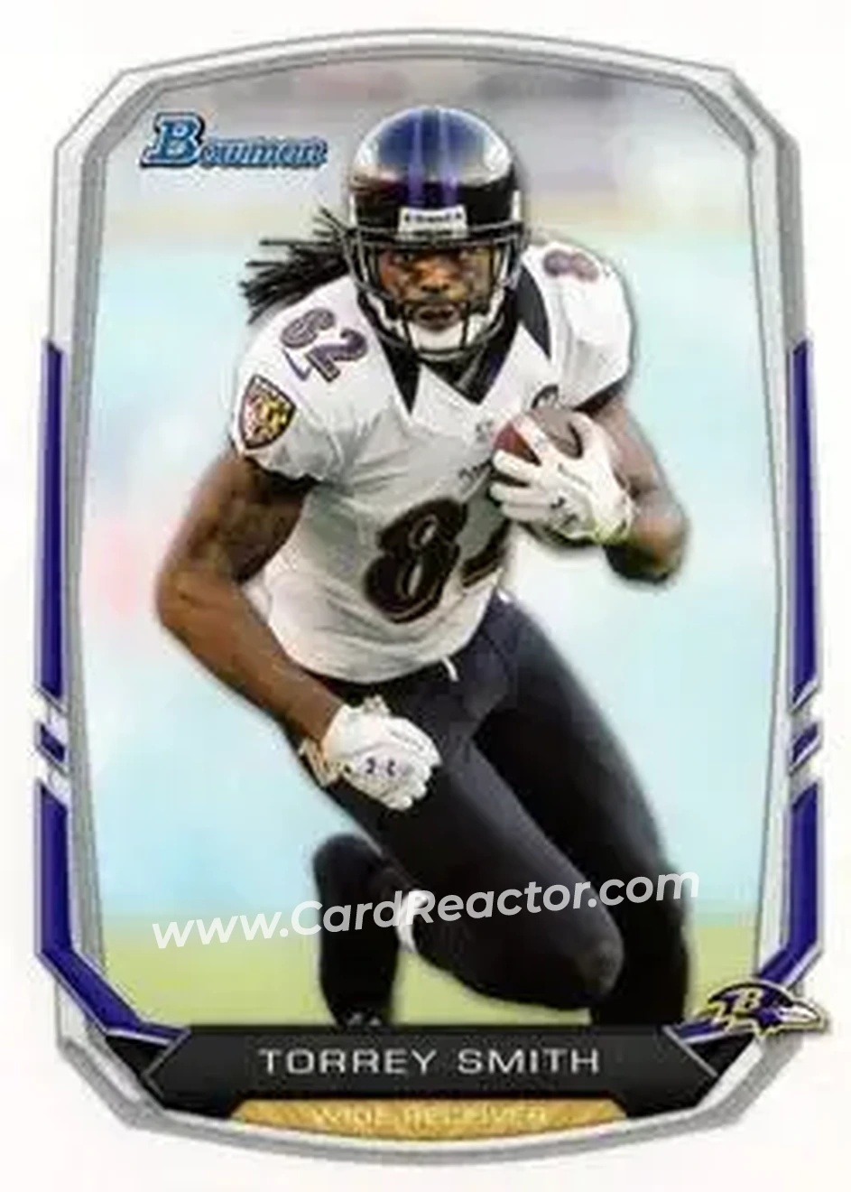 2013 Bowman #3 - Torrey Smith - Baltimore Ravens - Front