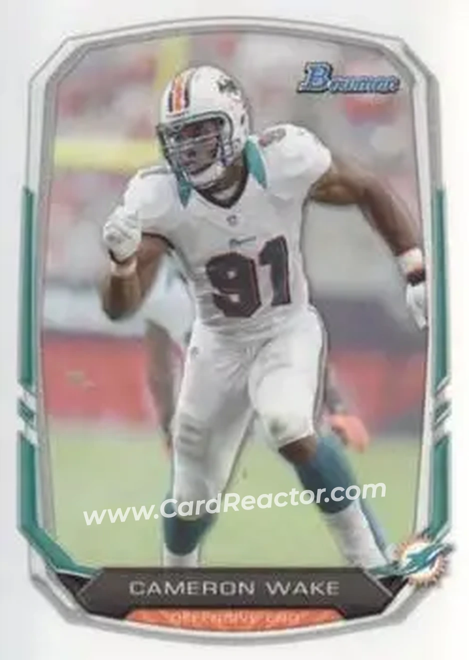 2013 Bowman #11 - Cameron Wake - Miami Dolphins - Front