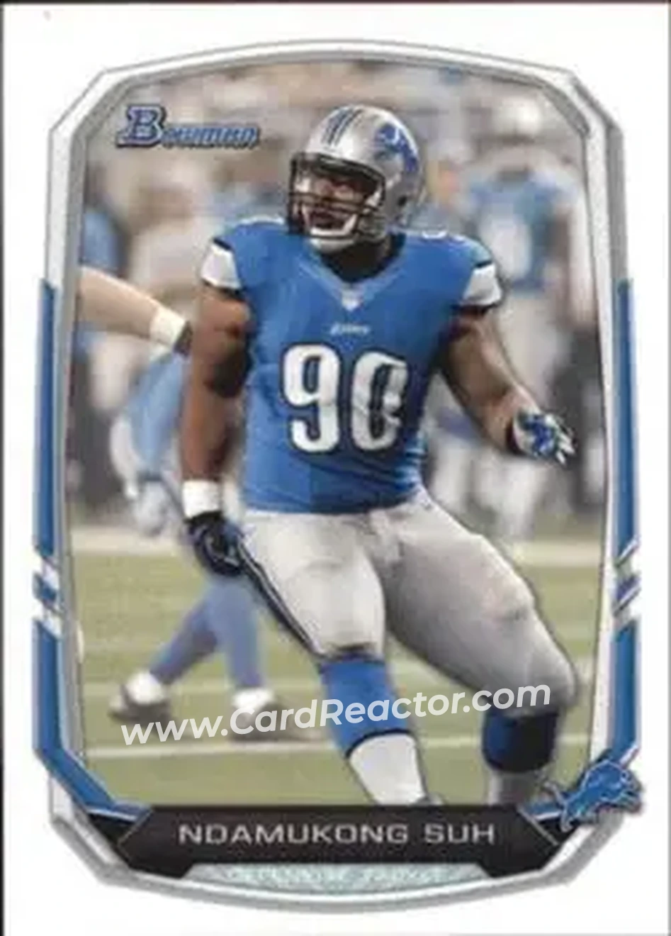 2013 Bowman #13 - Ndamukong Suh - Detroit Lions - Front