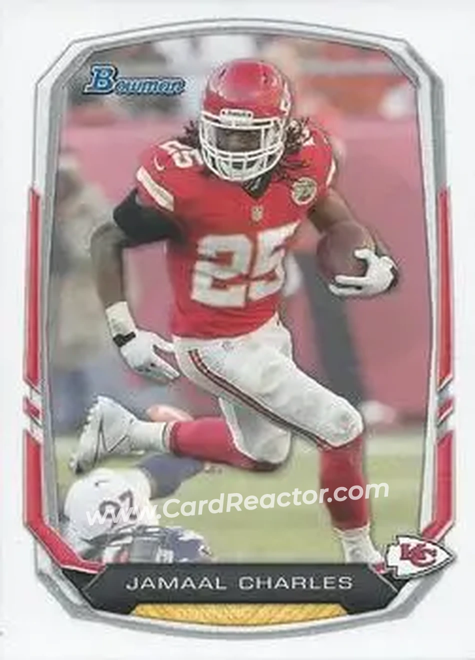 2013 Bowman #14 - Jamaal Charles - Kansas City Chiefs - Front
