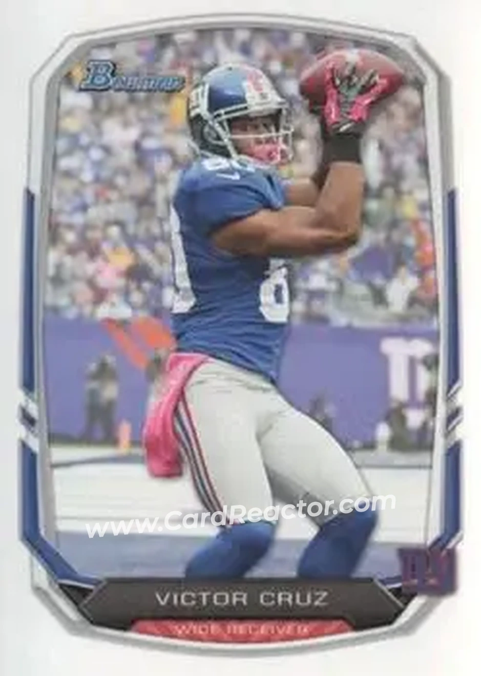 2013 Bowman #16 - Victor Cruz - New York Giants - Front