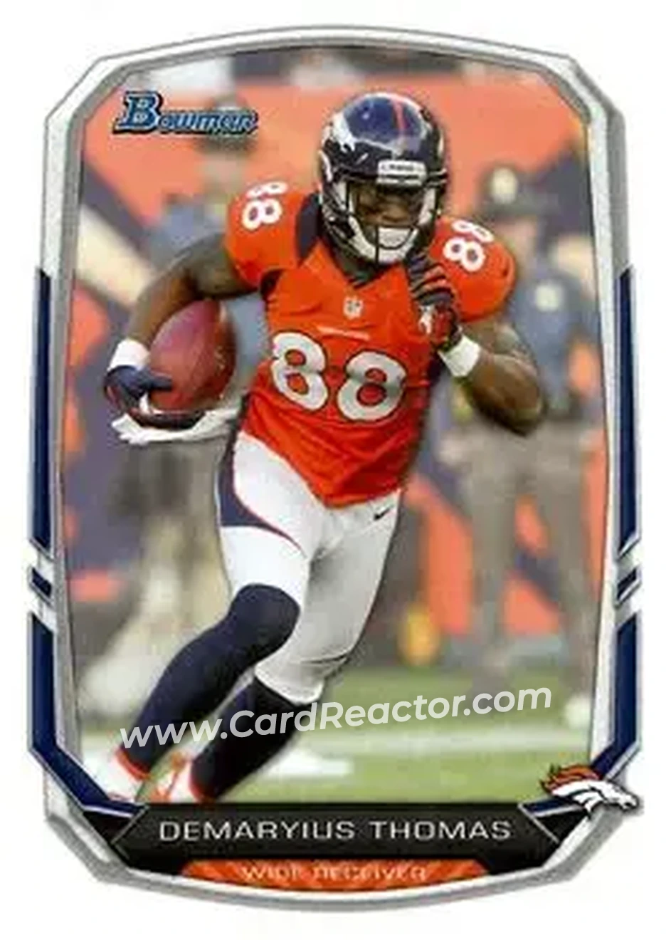 2013 Bowman #18 - Demaryius Thomas - Denver Broncos - Front