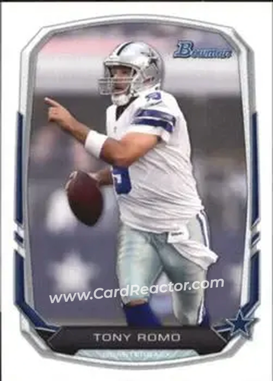 2013 Bowman #21 - Tony Romo - Dallas Cowboys - Front