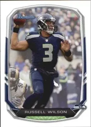 2013 Bowman #25 - Russell Wilson - Seattle Seahawks
