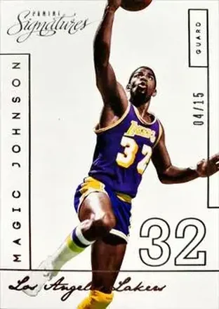 2013-14 Panini Signatures #211 - Magic Johnson - Los Angeles Lakers