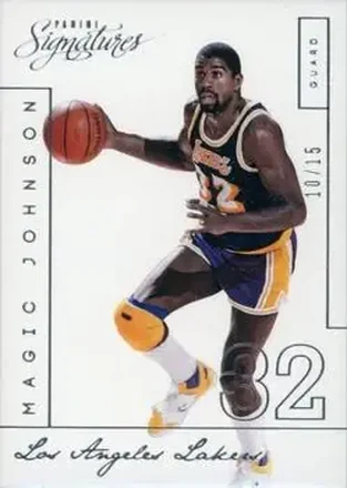 2013-14 Panini Signatures #213 - Magic Johnson - Los Angeles Lakers