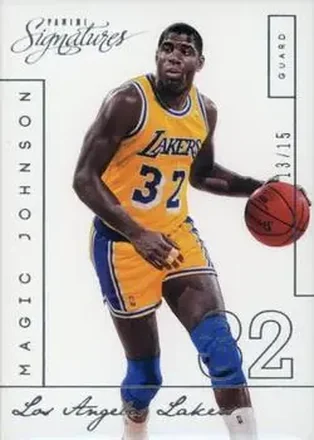 2013-14 Panini Signatures #216 - Magic Johnson - Los Angeles Lakers