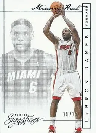 2013-14 Panini Signatures - Blue #99 - LeBron James - Miami Heat