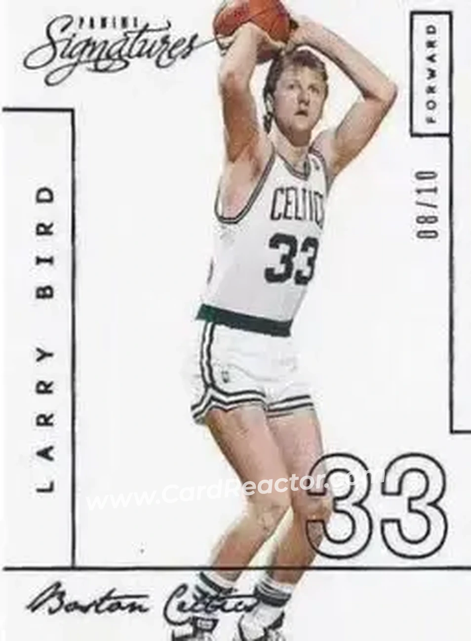 2013-14 Panini Signatures - Blue #226 - Larry Bird - Boston Celtics - Front 2013-14 Panini Signatures - Blue #226 - Larry Bird - Boston Celtics - Front