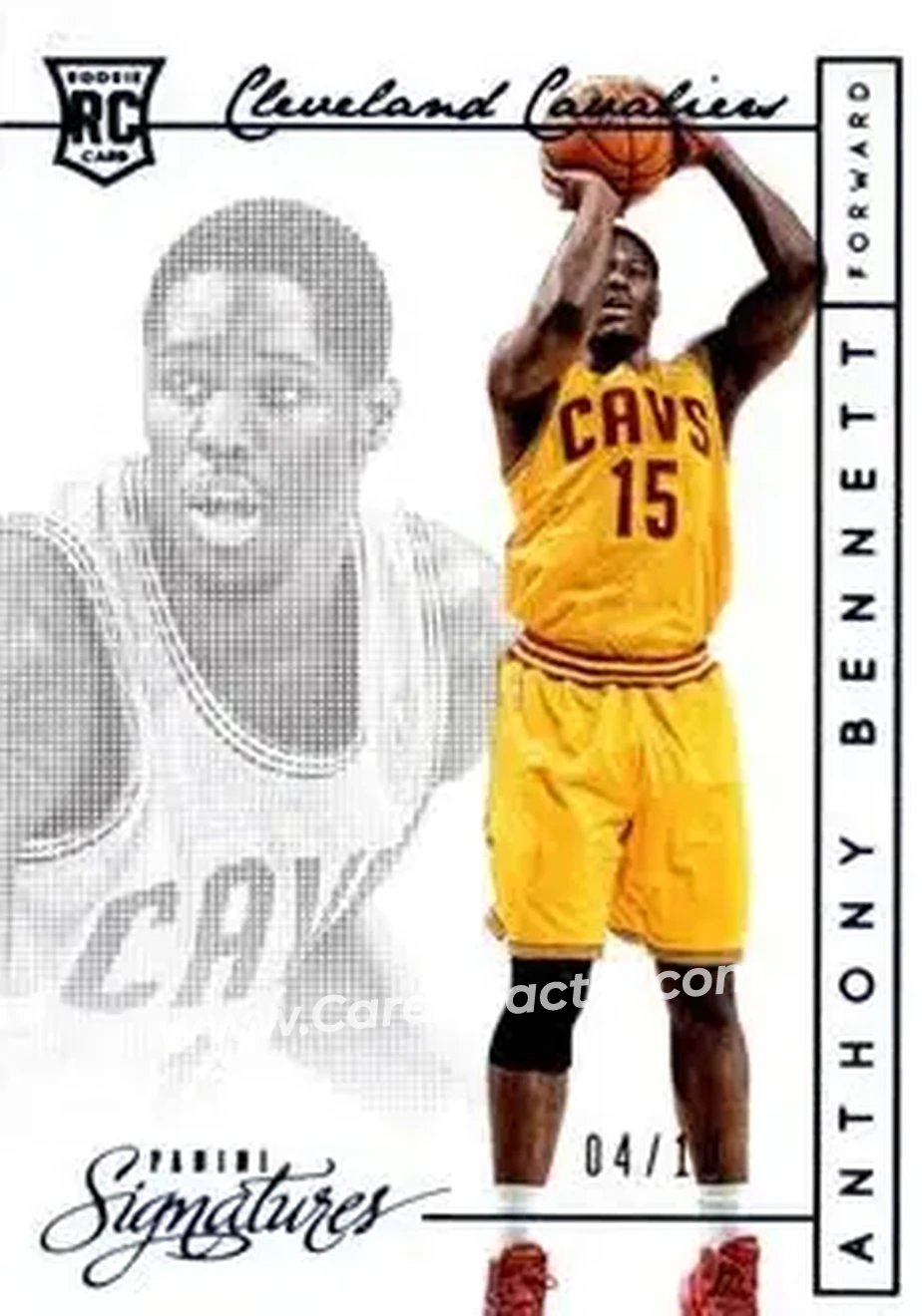 2013-14 Panini Signatures - Blue #327 - Anthony Bennett - Cleveland Cavaliers - Front 2013-14 Panini Signatures - Blue #327 - Anthony Bennett - Cleveland Cavaliers - Front
