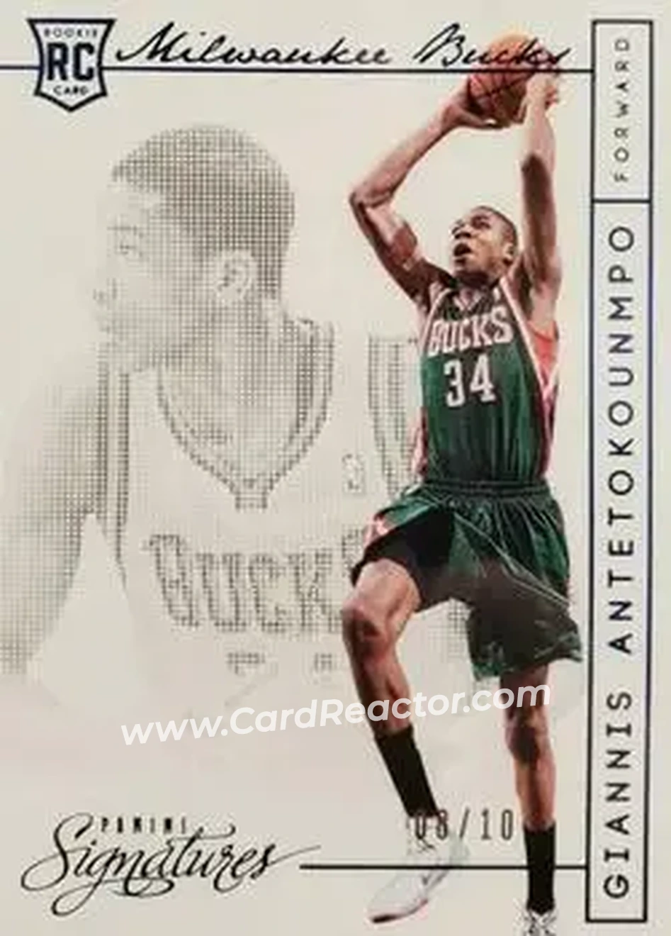 2013-14 Panini Signatures - Blue #359 - Giannis Antetokounmpo - Milwaukee Bucks - Front