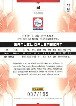 Back of Samuel Dalembert