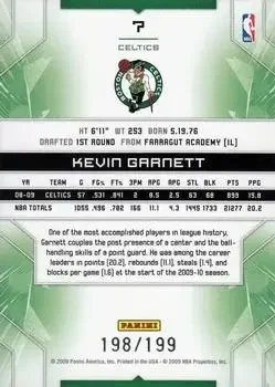 Back of Kevin Garnett