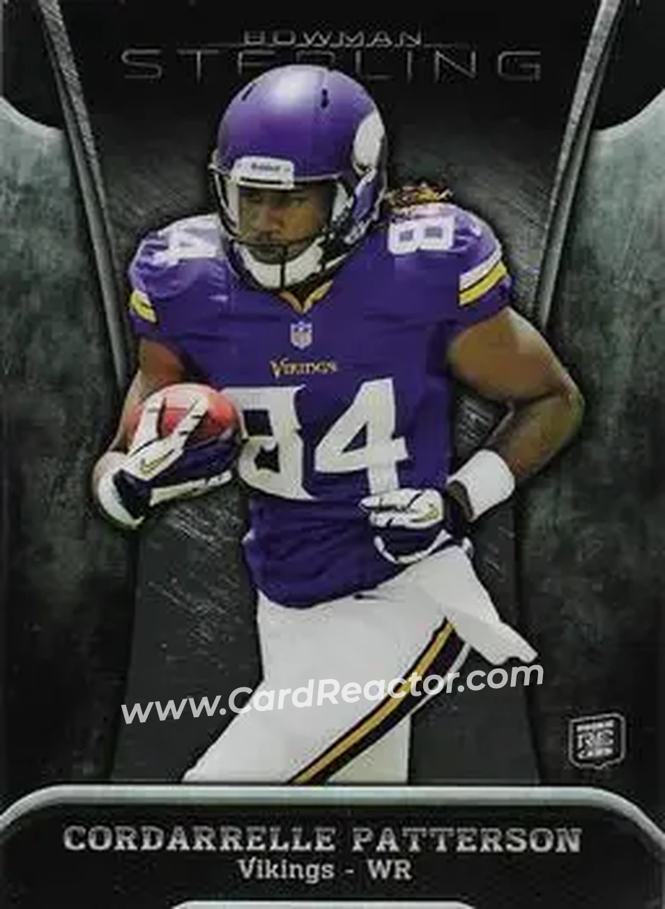 2013 Bowman Sterling #2 - Cordarrelle Patterson - Minnesota Vikings - Front 2013 Bowman Sterling #2 - Cordarrelle Patterson - Minnesota Vikings - Front