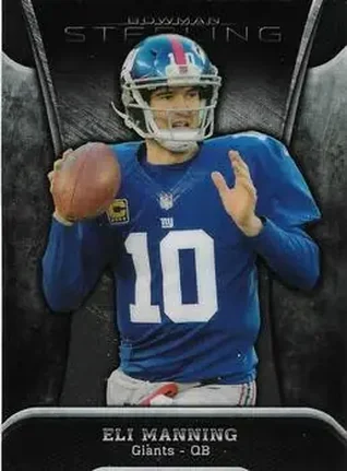 2013 Bowman Sterling #12 - Eli Manning - New York Giants