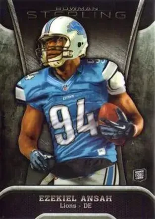 2013 Bowman Sterling #19 Ezekiel Ansah