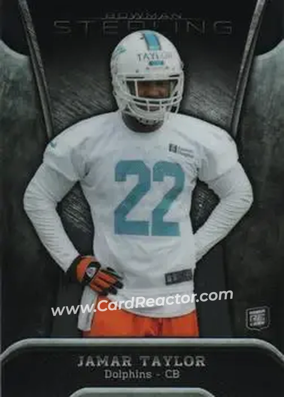 2013 Bowman Sterling #26 - Jamar Taylor - Miami Dolphins - Front