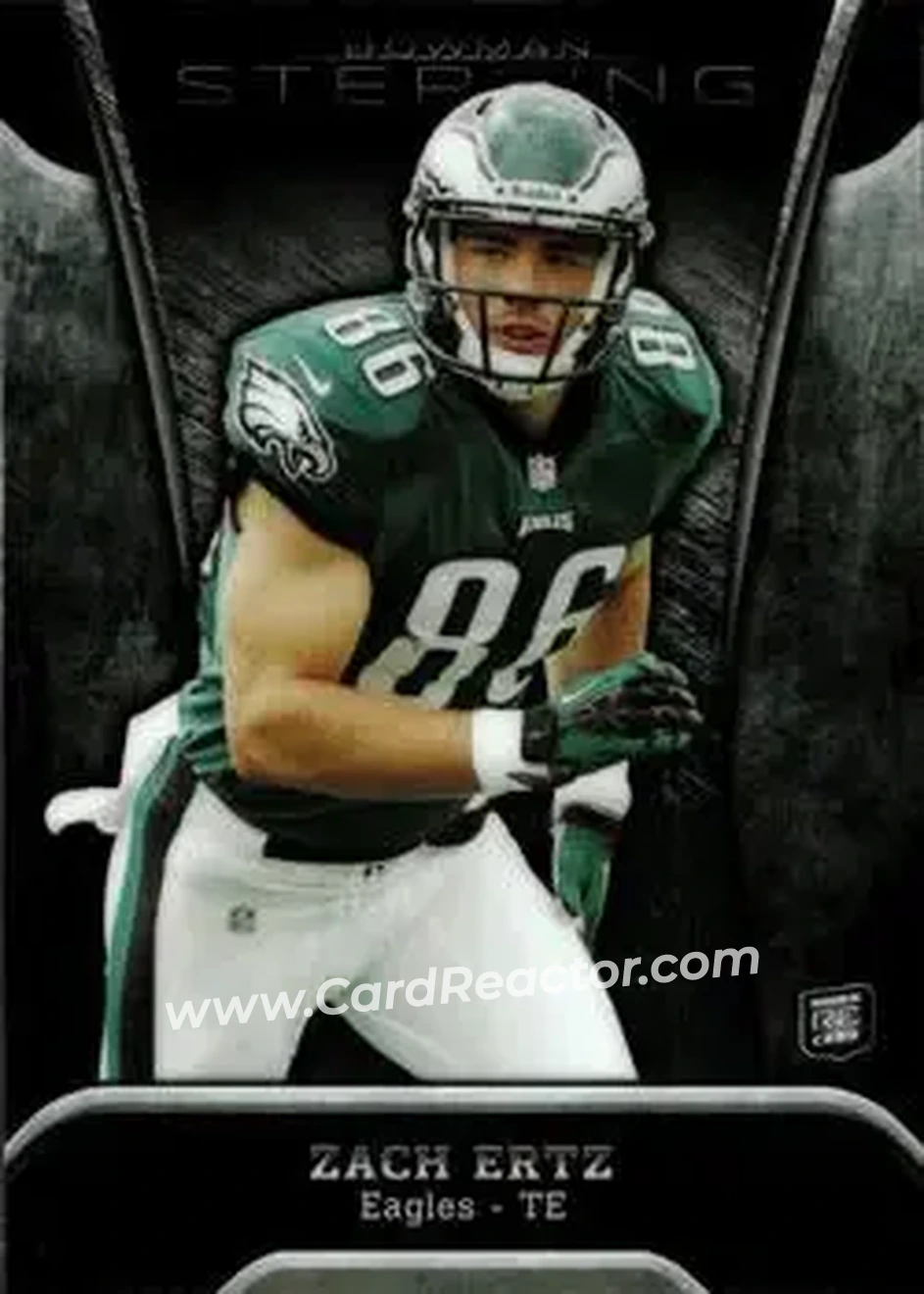 2013 Bowman Sterling #34 - Zach Ertz - Philadelphia Eagles - Front