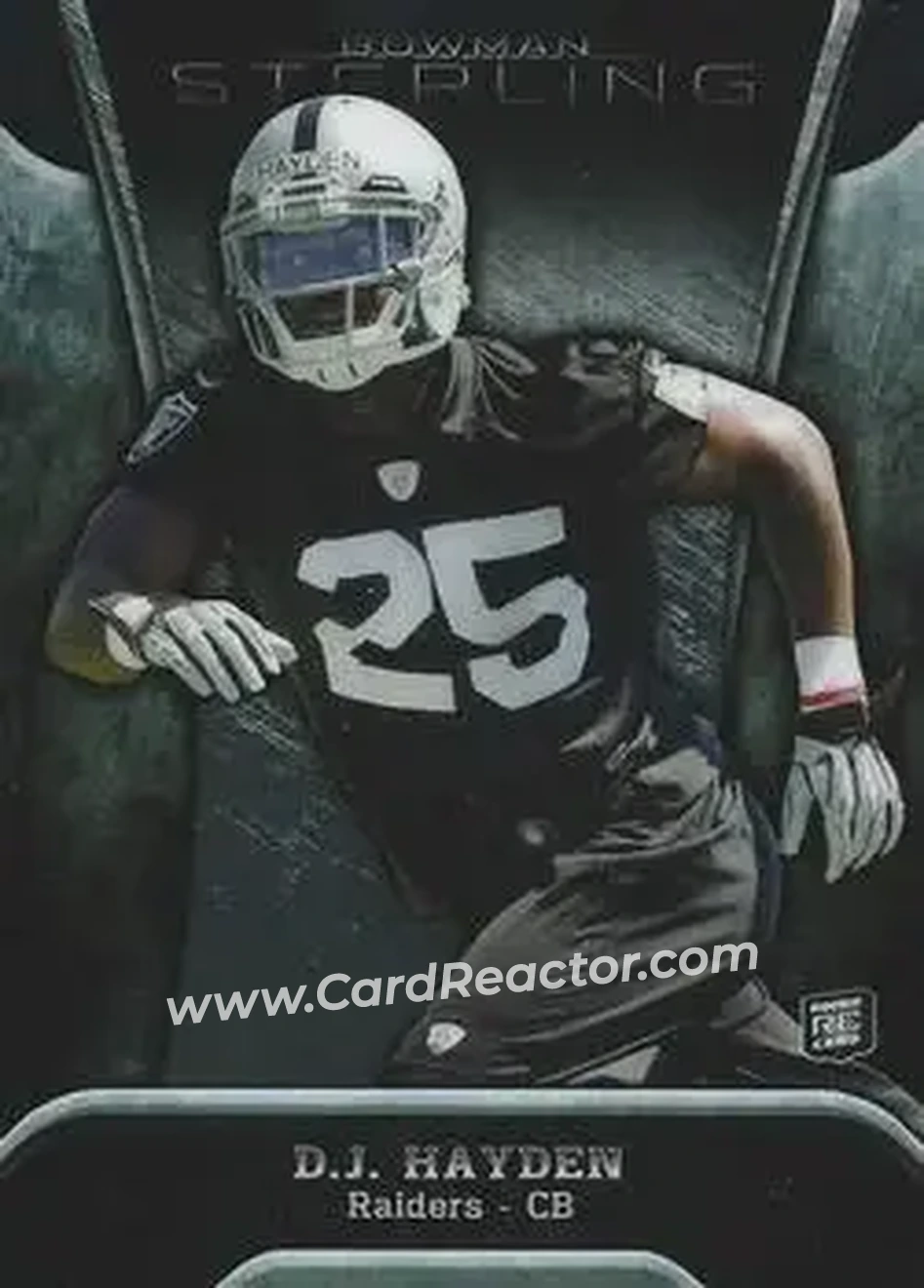 2013 Bowman Sterling #35 - D.J. Hayden - Oakland Raiders - Front