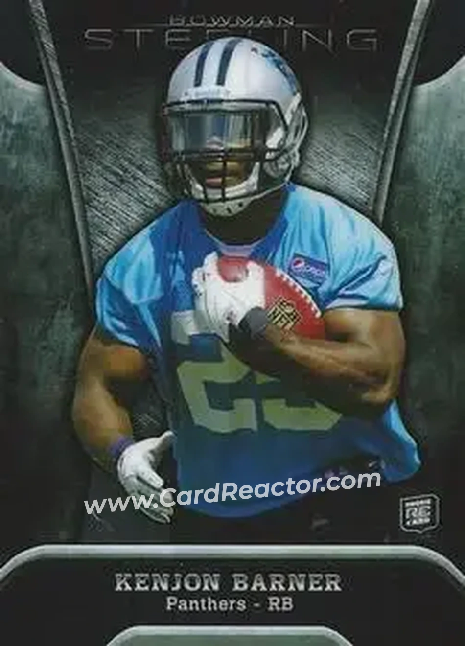 2013 Bowman Sterling #37 - Kenjon Barner - Carolina Panthers - Front 2013 Bowman Sterling #37 - Kenjon Barner - Carolina Panthers - Front