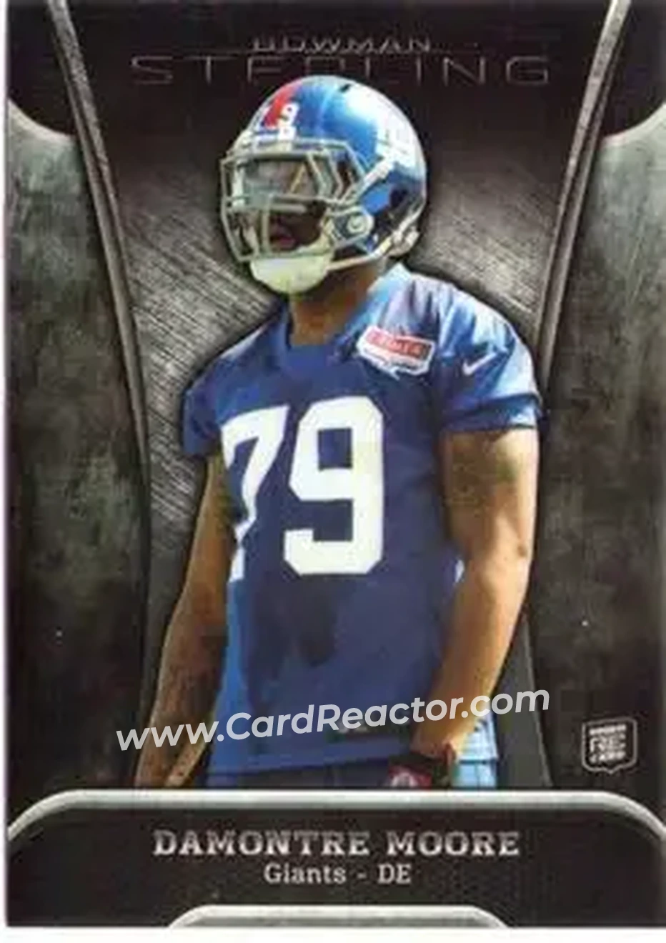2013 Bowman Sterling #38 - Damontre Moore - New York Giants - Front