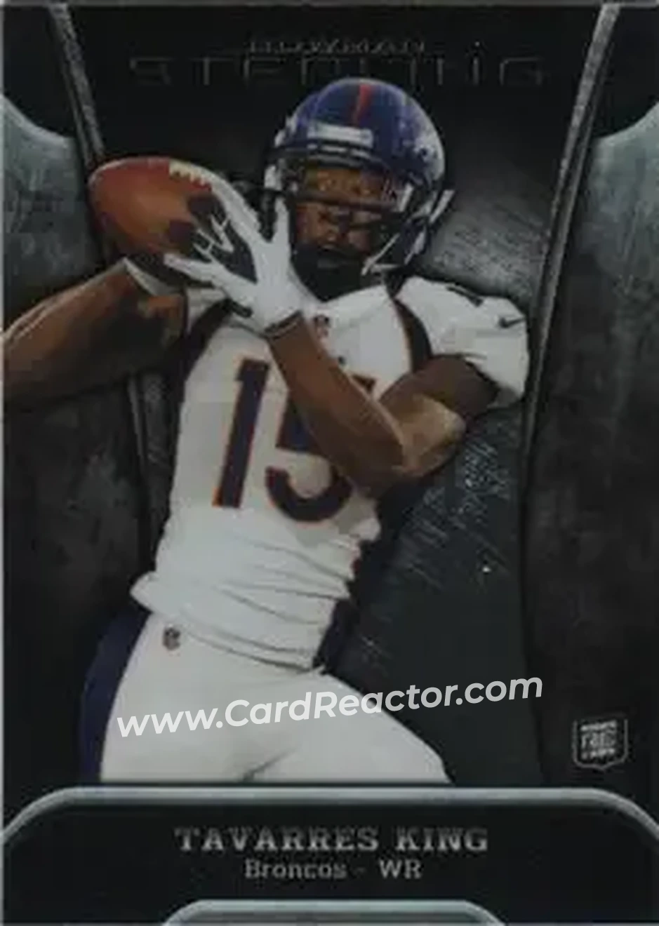 2013 Bowman Sterling #48 - Tavarres King - Denver Broncos - Front 2013 Bowman Sterling #48 - Tavarres King - Denver Broncos - Front