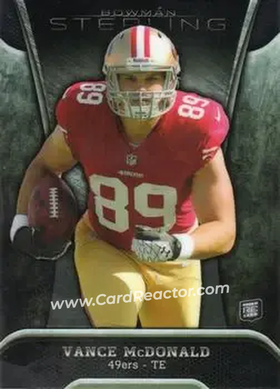 2013 Bowman Sterling #51 - Vance McDonald - San Francisco 49ers - Front