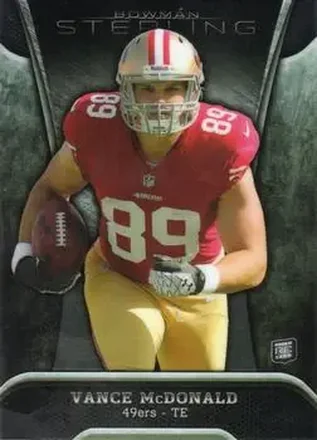 2013 Bowman Sterling #51 - Vance McDonald - San Francisco 49ers