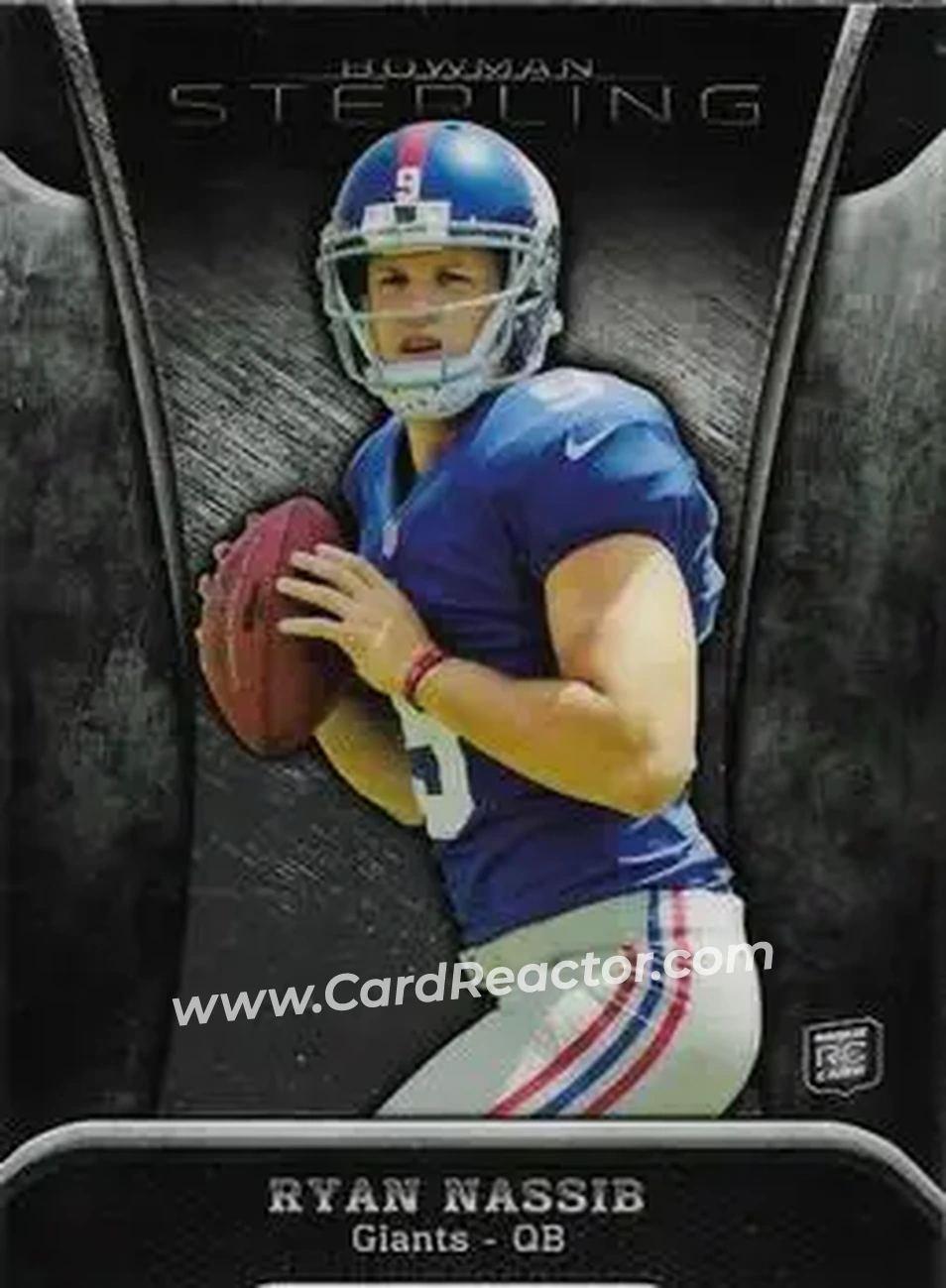 2013 Bowman Sterling #67 - Ryan Nassib - New York Giants - Front 2013 Bowman Sterling #67 - Ryan Nassib - New York Giants - Front