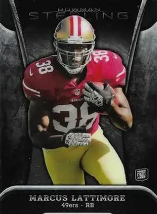2013 Bowman Sterling #73 - Marcus Lattimore - San Francisco 49ers