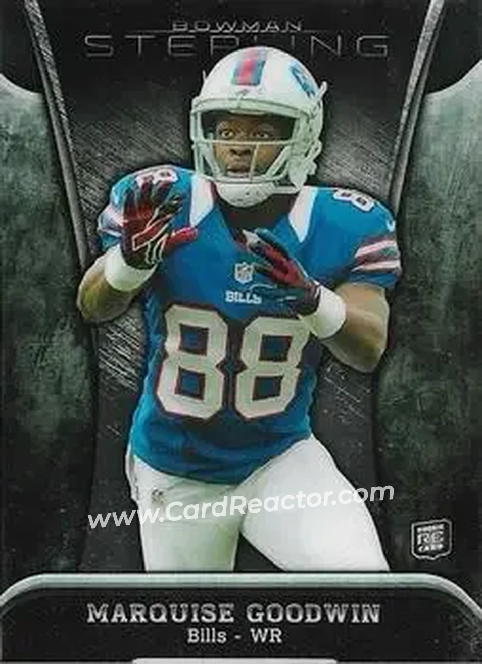 2013 Bowman Sterling #78 - Marquise Goodwin - Buffalo Bills - Front 2013 Bowman Sterling #78 - Marquise Goodwin - Buffalo Bills - Front