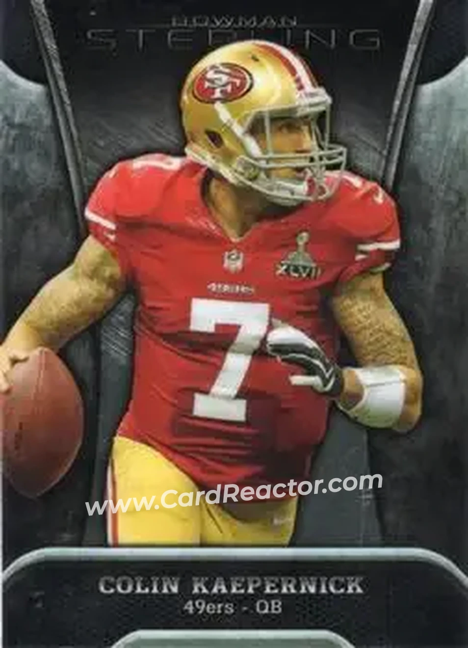 2013 Bowman Sterling #90 - Colin Kaepernick - San Francisco 49ers - Front