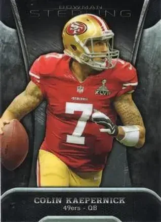 2013 Bowman Sterling #90 - Colin Kaepernick - San Francisco 49ers