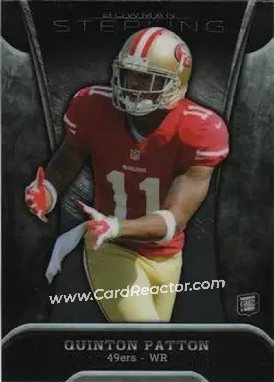 2013 Bowman Sterling #93 - Quinton Patton - San Francisco 49ers - Front