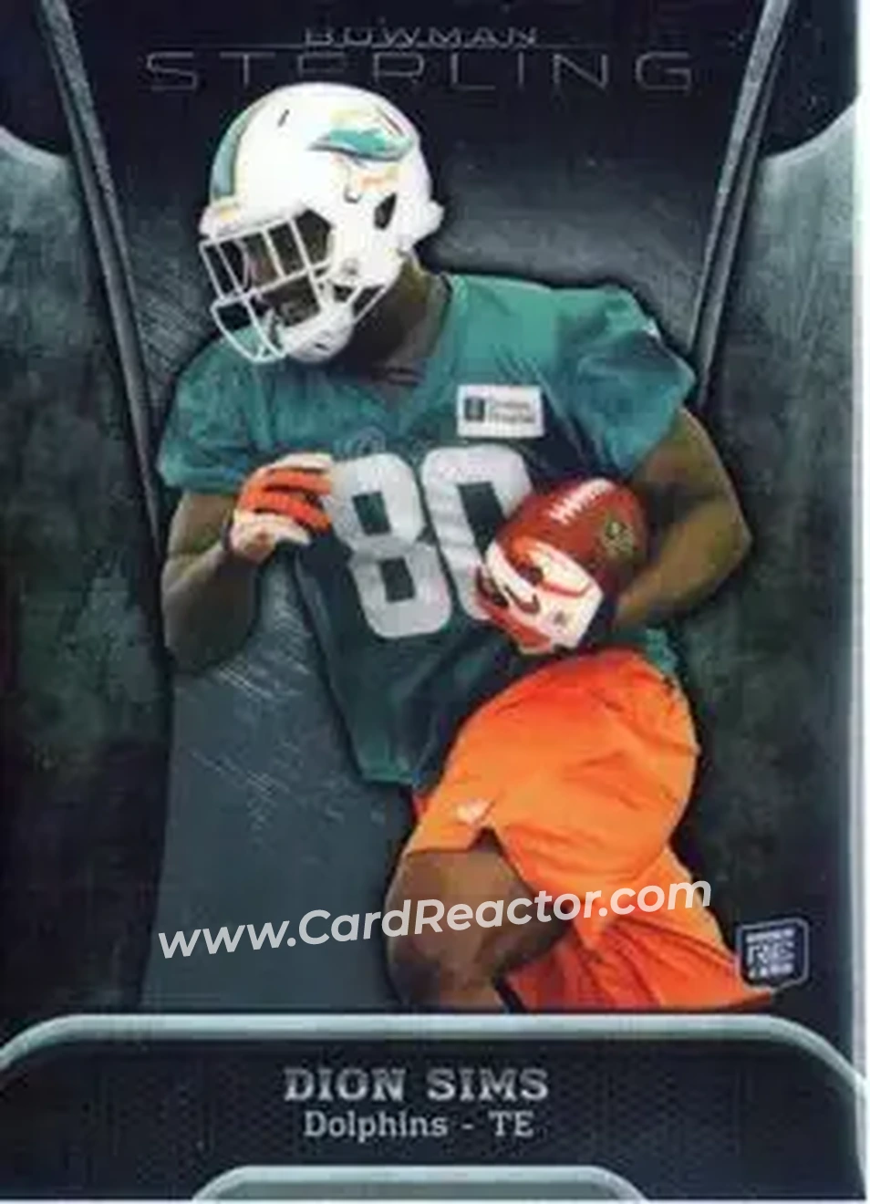 2013 Bowman Sterling #99 - Dion Sims - Miami Dolphins - Front