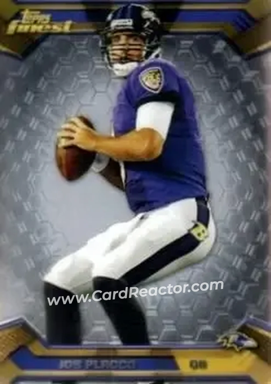 2013 Finest #1 - Joe Flacco - Baltimore Ravens - Front