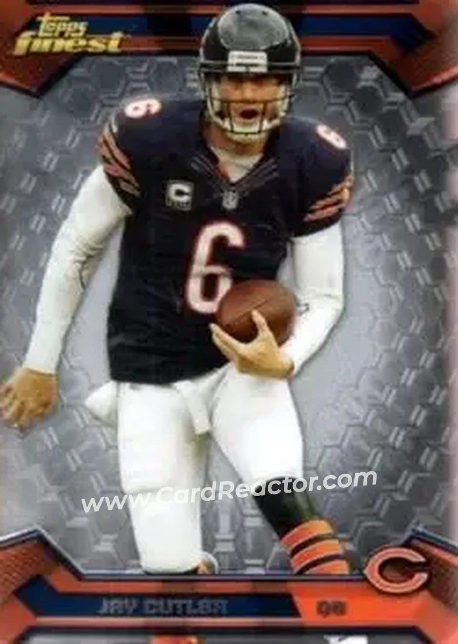2013 Finest #2 - Jay Cutler - Chicago Bears - Front